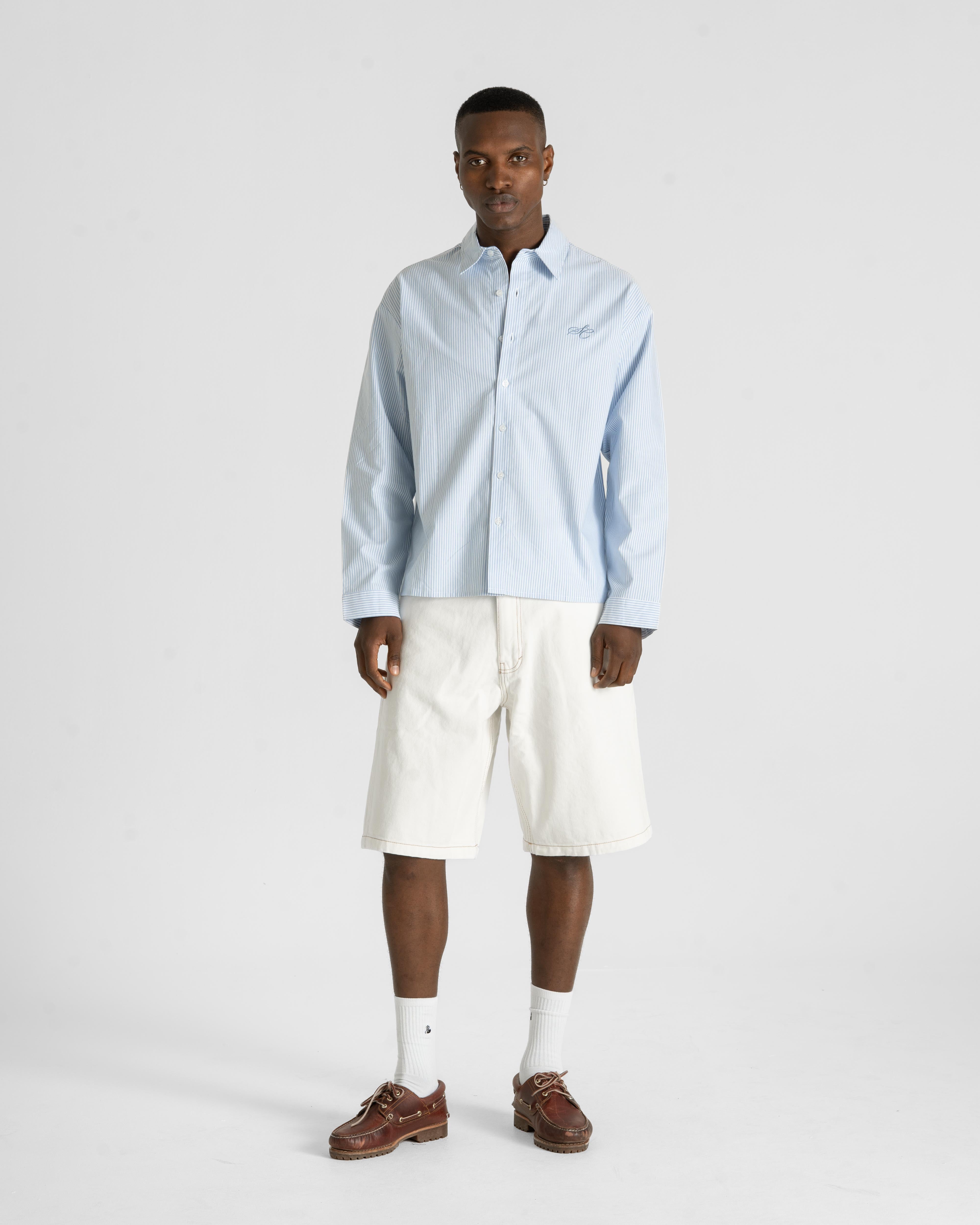 Oxford Longsleeve Shirt Blue Striped